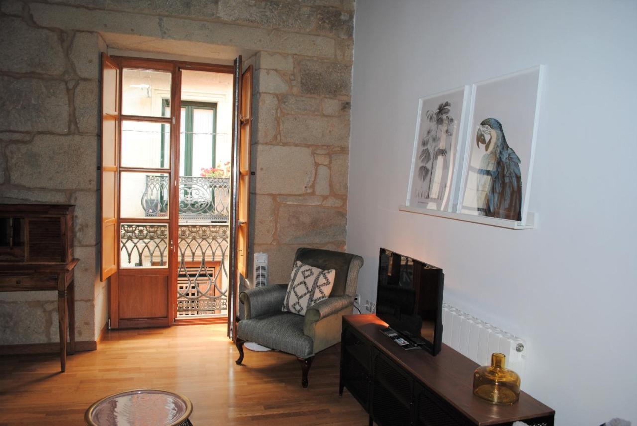 Exclusivo Apartamento En Edificio Historico Понтеведра Екстериор снимка